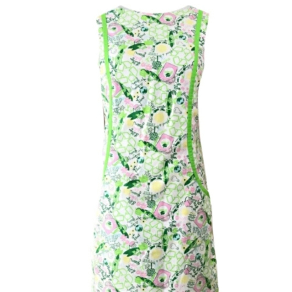 RARE Lilly Pulitzer green queen shift dress size 2